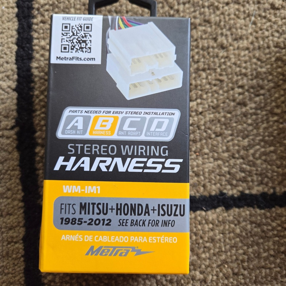 Metra WM-IM1 Stereo Wiring Harness for Mitsubishi Honda Isuzu 1985-2012